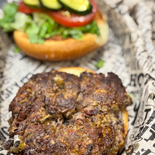 Shackadelic Burger.